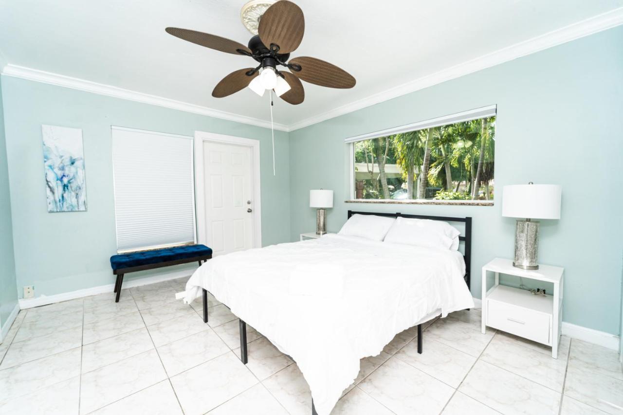 Central Waterfront Villa Salt Wtr Pool Near Beach Fort Lauderdale Exterior photo