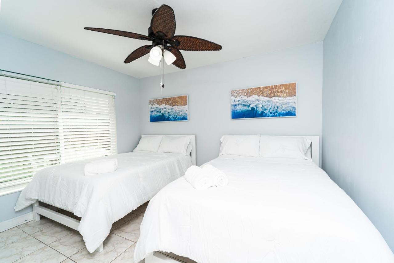 Central Waterfront Villa Salt Wtr Pool Near Beach Fort Lauderdale Exterior photo